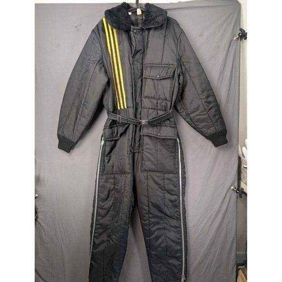 Walls Other - Walls Blizzard-Pruf Insulated Snow Suit Mens Medium Tall Black Yellow‎ Stripe
